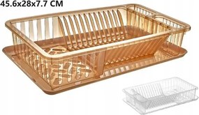 Átlátszó edényszárító állvány