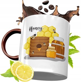 Bordó Bögre Méhésznek Születésnapra Ajándék fényképes nyomattal