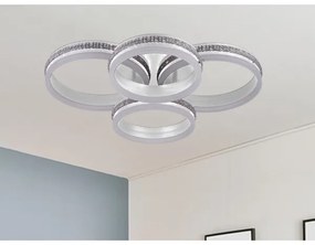 LED dimmelhető felületre szerelhető csillár LED/150W/230V 3000-6500K + távirányító