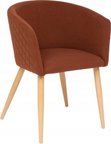 Kárpitozott Szék Étkező Nappaliba Modern Skandináv Steppelt