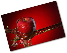 Edzett üveg vágódeszka Az apple és a víz pl-ko-80x52-f-33682743