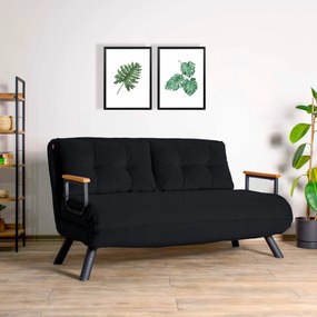 Kanapé futon  Sandy (fekete). 1062315