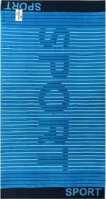SPORT Strandtörölköző kék 165x90cm