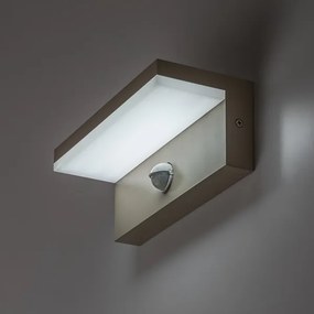 Rabalux 77220 - ZARAGOZA LED kültéri fali lámpa érzékelővel 9W/230V IP54 bézs