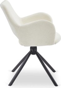 Krzesło FLAV Kremowe Boucle