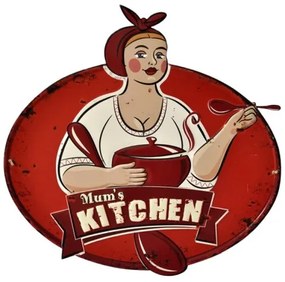 Fém falikép 60x1x61cm,Mum&#039;s Kitchen