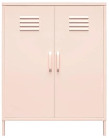 Rózsaszín fém szekrény 40x102x80 cm Mission District – Støraa