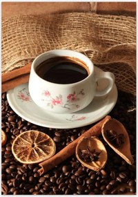 Poszterek 70x100 Kávé és szárított narancs