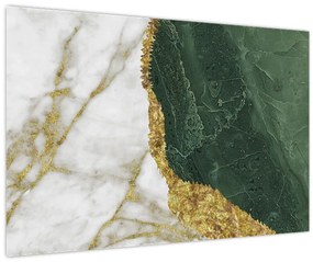 Kép - Zöld márvány N⁰3 (90x60 cm)