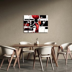Egy ősi hölgy képének festménye (70x50 cm)