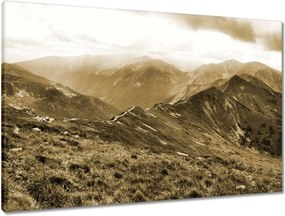 Vászonkép 90x60 Tátra Lengyel hegyek Kilátás