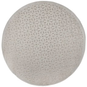 Szürke kerek kültéri szőnyeg ø 160 cm Argento - Flair Rugs