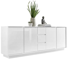 Ice 4 ajtós, 3 fiókos komód 210cm