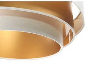 TRINITI függeszték 1xE27/60W/230V fehér/arany