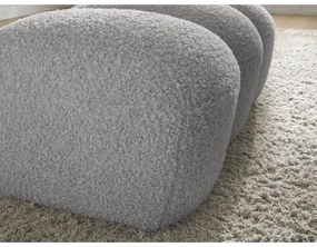 Világosszürke buklé lábtartó Hippolyte – Bobochic Paris