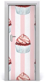 Ajtóposzter Muffin 75x205 cm