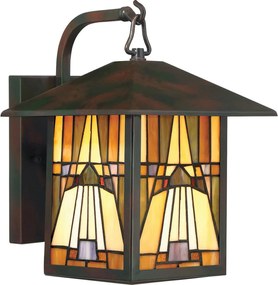 Kültéri fali lámpa Bronz Inglenook Outdoor ELSTEAD-QZ-INGLENOOK2-M
