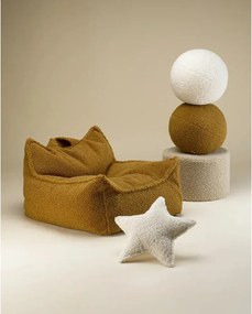 Barna buklé párna gyerek kanapéhoz Ball – Wigiwama