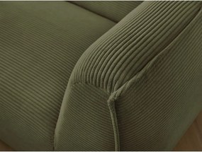 Zöld kordbársony kanapé 242 cm Giorgia – Bobochic Paris