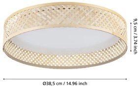 Eglo 900464 - LED Mennyezeti lámpa LUPPINERIA LED/24W/230V