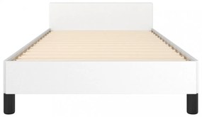 fehér ágykeret fejtámlával matrac nélkül 80 x 200 cm