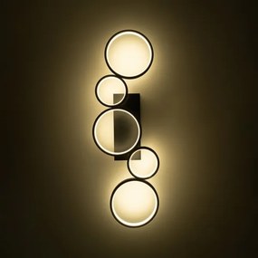 BRILAGI - LED dimmelhető mennyezeti lámpa RINGO LED/34W/230V fekete + távirányító