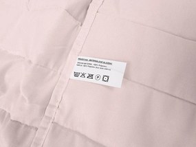 SUMMER nyári steppelt paplan 140x200 cm párnahuzattal 70x90 cm, púderrózsaszín