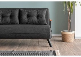 2 személyes kanapéágy Homoko 2-Seater - Sötét Szürke