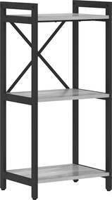 vidaXL Könyvespolc Szürke sonoma 40 x 30 x 85 cm Faanyag