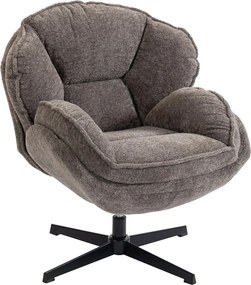 HOMCOM Modern wingback fotel, bársony fotel négycsillagos talppal, S-rugókkal, szürke