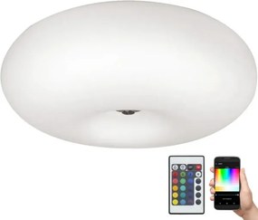 Eglo 75353 - LED RGBW Dimmelhető mennyezeti lámpa OPTICA-C 2xE27/7,5W/230V + távirányító