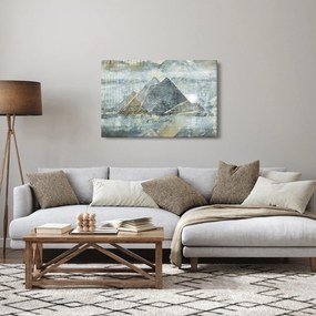 Kép - Piramisok kék szűrőben (90x60 cm)