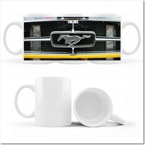 Nyomott mintás bögre Mustang bélyeg Ford Usa