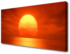 Vászonkép falra Sunset Sea 120x60 cm