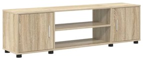 4 részes TV szekrény szett 4 pcs sonoma tölgy Faanyag