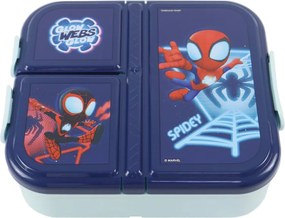 Pókember Spidey Glow több rekeszes uzsonnás doboz, szendvicsdoboz