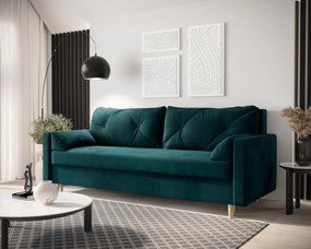 Modern ARIDATHA kanapé - petróleum színű
