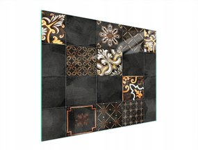 Üveg Vágódeszka 52x40 Mozaik Edzett Üveg