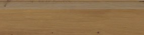 Lépcső Rako Bricola Cognac 30x120 cm matt DCPVF851.1