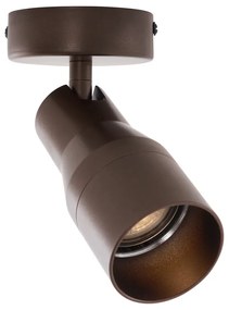 Modern mennyezeti spotlámpa sötét bronz GU10 50 mm kerek - Stanley