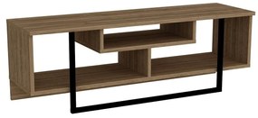 TV asztal/Szekrény Aslana 120 (dió + fekete) . 1101382