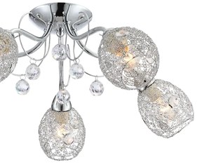 Globo 56689-5 - Felületre szerelhető csillár KORDULA 5xE14/40W/230V