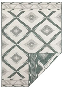 Malibu zöld-krémszínű kültéri szőnyeg, 150 x 80 cm - NORTHRUGS