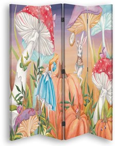 Gario Paraván Kis Alice Csodaországban reggel Méret: 145 x 170 cm, Kivitelezés: Forgó paraván 360°