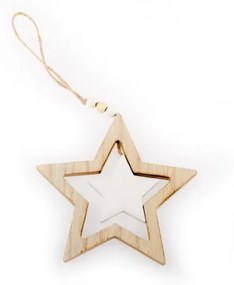 Bernice csillag formájú felakasztható karácsonyi dekoráció - Dakls
