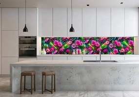 Wallplex konyhahátfal Neon Art (Méret: 60x120)