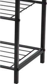 Fekete acél cipőtartó 63x44x30 cm Asten – Bonami Essentials