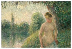 Kép - Camille Pissarro, The Bather, reprodukciók (90x60 cm)