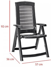 Lisaro 4+1 kerti bútor garnitúra szett