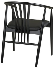 Fekete bükkfa karfás étkezőszék Agustin – House Nordic